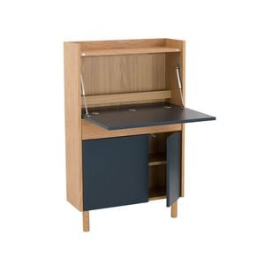 Modern Furniture BARTON Study Desk 71cm - Blue & Natural