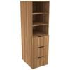 Lugna 1536 x 450 x 580mm Cove Ready To Assemble Robe Insert 2 Shelf 3 Drawer Unit