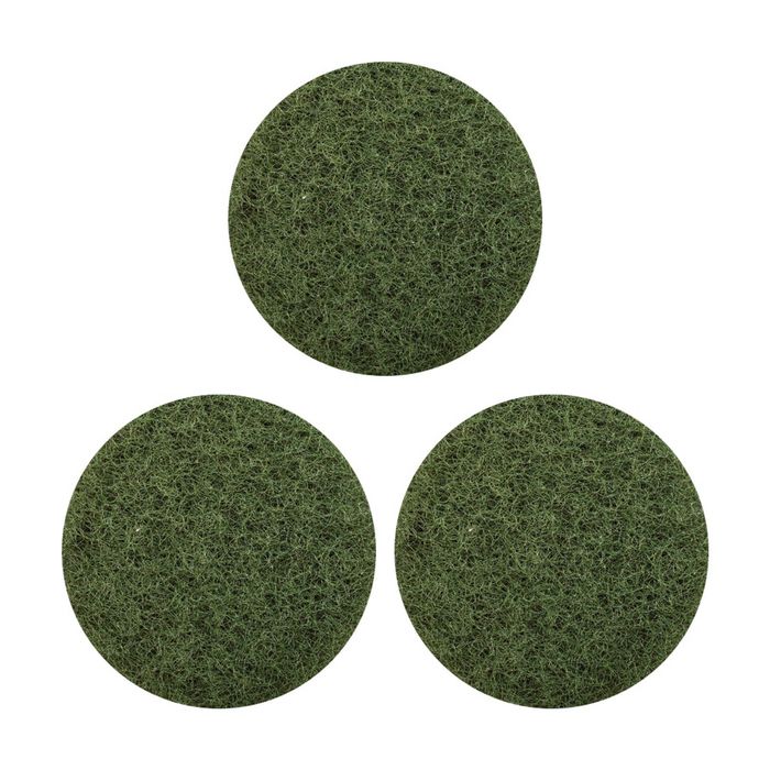 3pk Glomesh Regular Speed Scrubbing Heavy Duty Machine Floor Pad Green 200mm
