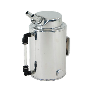 Cal Custom 1 Litre Round Aluminium Oil Catch Tank