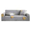 SOGA High Stretch 4-Seater Geometric Print Sofa Slipcover