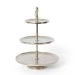 E Style Dixson 3-Tier 50cm Aluminium Stand - Nickel