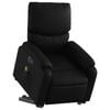 vidaXL Electric Stand up Massage Recliner Chair Armchair Black Faux Leather