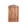 1500 x 900mm 65mm Gate Picket Jarrah Closed Curved - 1500mm