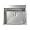 Clark 45L Square Laundry Sink With No Tap Hole