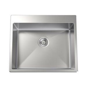 Clark 45L Square Laundry Sink With No Tap Hole
