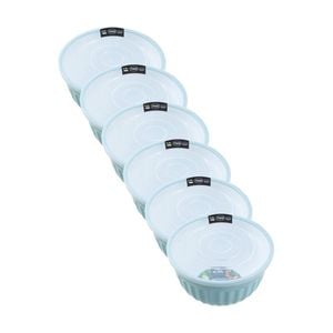 6PK Lemon and Lime Salad Bowl Lidded 4.5L Food Safe Kitchenware Assorted
