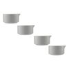 4x Maxwell And Williams Sauce Dish Pourer Porcelain White Microwave Safe 80ml