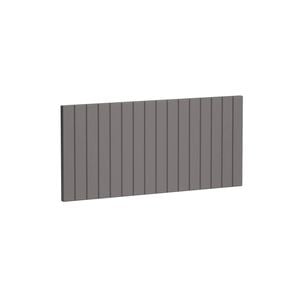 Kaboodle 800mm Smoked Grey V-Groove Slimline Door