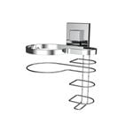 Fusion-Loc Stainless Steel Suction Hair Dryer And Straightener Combo Caddy