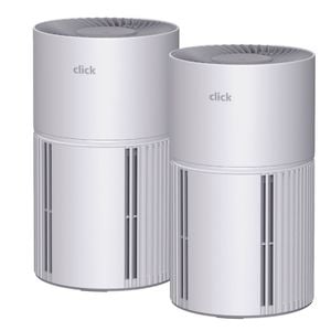 Click CADR 80 Air Purifier with HEPA Filter - Daul Pack
