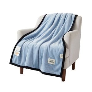 SOGA Blue Flannel Polyester Throw Blanket 200x230cm