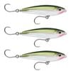 3x Rapala 9cm Saltwater X Rap SubWalk Walk the Dog Bait Fish Lures - OGreen