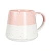 Nicola Spring Dipped Flecked Stoneware Belly Mug - 370ml - Dusty Pink
