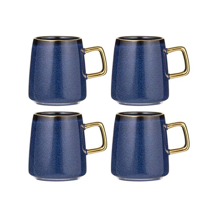 Tempa Rae Set of 4 Mugs - Midnight Blue