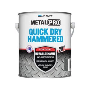 Dy-Mark 4L Hammered Charcoal MetalPro Quick Dry - 4L Charcoal