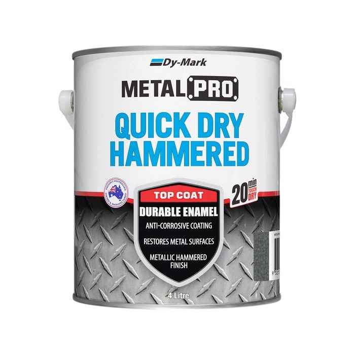 Dy-Mark 4L Hammered Charcoal MetalPro Quick Dry - 4L Charcoal