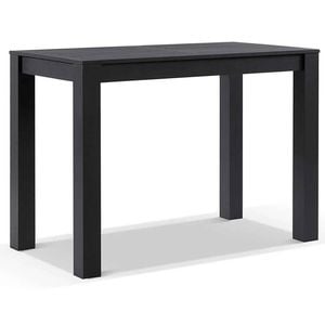 Santorini Outdoor Aluminium 1.5M Rectangle Bar Table Black