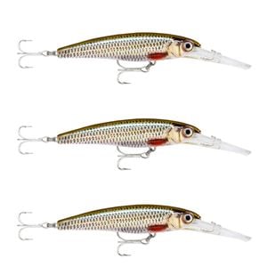 3x Rapala 11cm Saltwater X Rap Deep Hardbody Fishing Lures - Live Roach