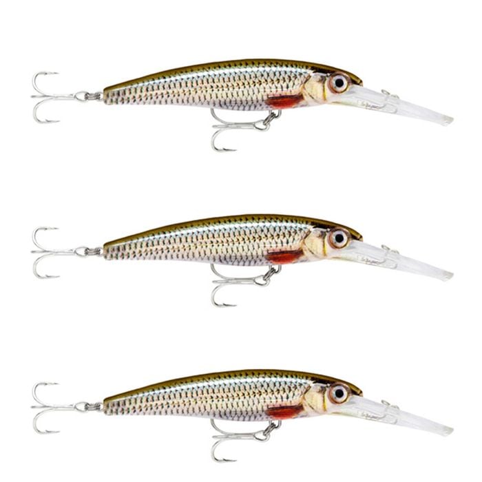 3x Rapala 11cm Saltwater X Rap Deep Hardbody Fishing Lures - Live Roach