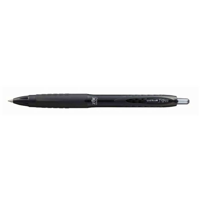 Uni Signo Retractable Fine Pen 0.7mm (Box of 12) (Black)