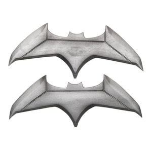 DC Batman Batarangs, Silver Superhero Toy Weapons for Costume Play – 2 Pack, One-Size