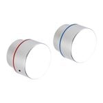 Shaw & Mason Chrome Round Jumper Valve Wall Top Assembly