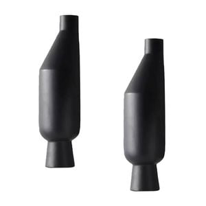 SOGA 2X 14x52cm Tall Ceramic Vase Set