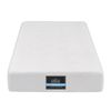 Giselle 25cm Single Hybrid Mattress Soft Knitted Fabric Edge Support Gel Foam