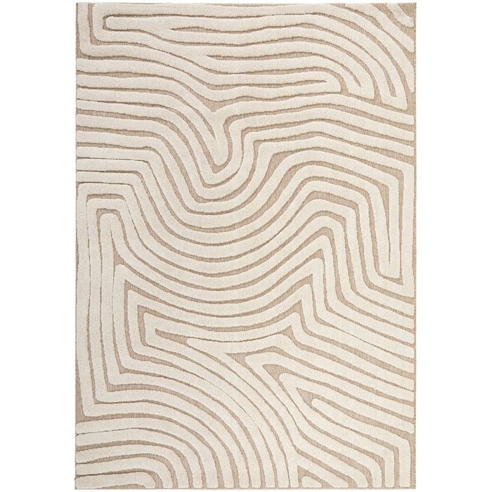 The Rug Connection Casa Tani Cream 340x240cm - Extra Large Pet Friendly Indoor Floor Rug