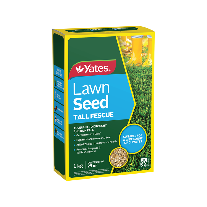 Yates 1kg Tall Fescue Lawn Seed