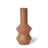 E Style 33cm Metal Jagger Tall Flower Vase Decor - Brown
