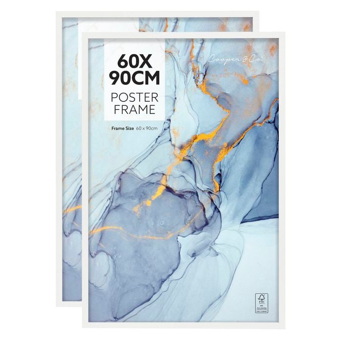 Cooper & Co. Set of 2 60x90cm Poster Photo Frames White