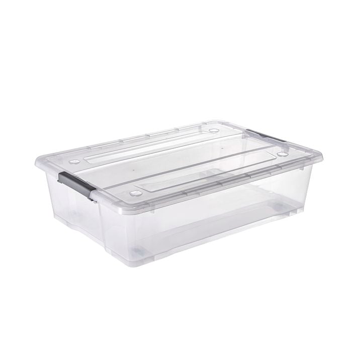 All Set Clear Underbed Storage Container - 34L