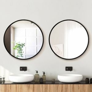 Embellir 70cm Round Wall Mirror X2
