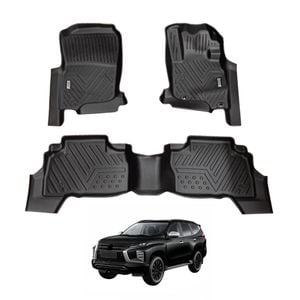 AUSGO Car Floor Mats for Mitsubishi Pajero Sport 2015-Onwards All-Weather Floor Liners