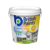 British Paints 10L White Semi Gloss 4 Seasons Exterior Paint