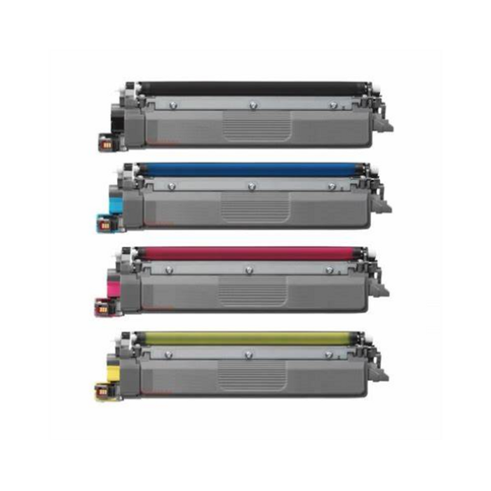 Bundle: 4x Pack Premium Compatible Brother TN-258XL-C/M/Y/K Toner Cartridge Set High Yield TN258