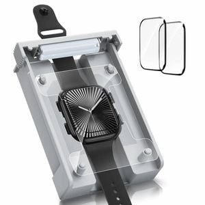 Tough On Screen Protector 2 Pack for Apple Watch with Installation Kit for Apple Watch S7/S8/S9 41mm