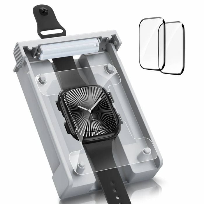 Tough On Screen Protector 2 Pack for Apple Watch with Installation Kit for Apple Watch S7/S8/S9 41mm