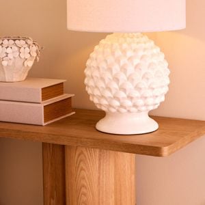 Society Home Macy Table Lamp White & Natural 38x38x58.5cm