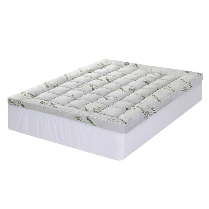 Giselle 11cm Bamboo Fabric Pillowtop Topper 1500gsm Queen