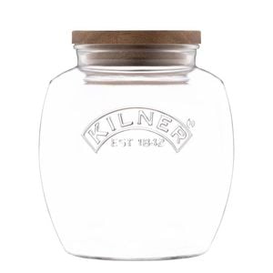 Kilner Universal Storage Jar With Acacia Lid 2l