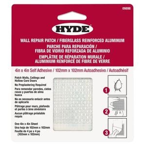 Hyde 102mm x 102mm Self Adhesive Wall Patch - 100 x 100mm