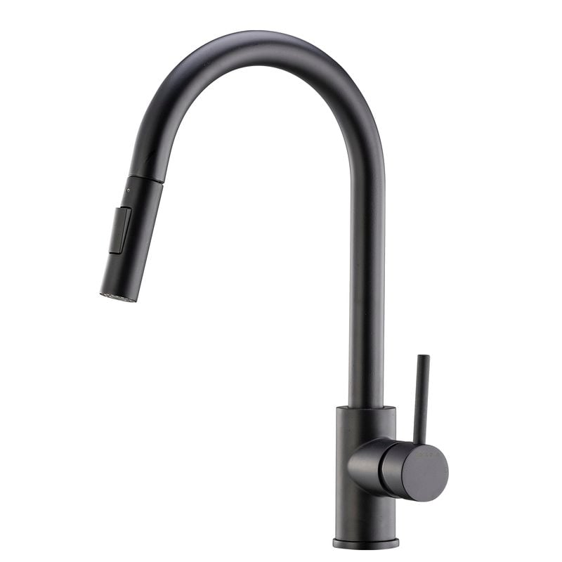 Cadenza Matte Black WELS 5 Star 6L/min Vege Spray Sink Mixer