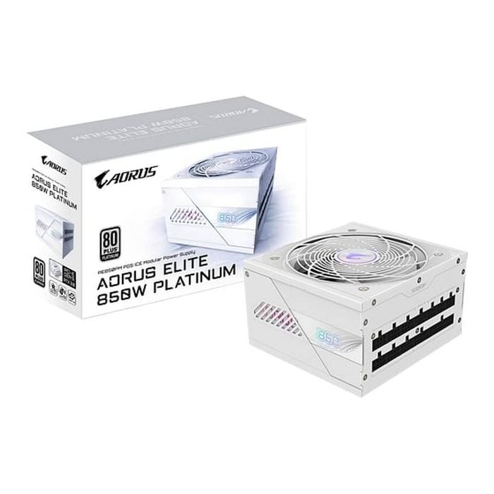 Gigabyte AORUS ELITE 850W 80+ Platinum Modular PCIe 5.0 ICE Power Supply [GP-AE850PM PG5 ICE]