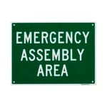 Sandleford 300 x 225mm Emergency Assembly Point Plastic Sign