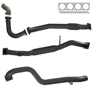 Ignite Exhausts Turbo Back For Nissan Gu Patrol 4.2l Leaf Spring Ute 3" Dump Pipe & Hotdog 409 Stainless Steel