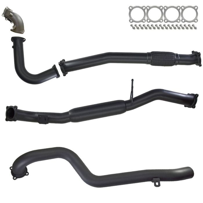 Ignite Exhausts Turbo Back For Nissan Gu Patrol 4.2l Leaf Spring Ute 3" Dump Pipe & Hotdog 409 Stainless Steel