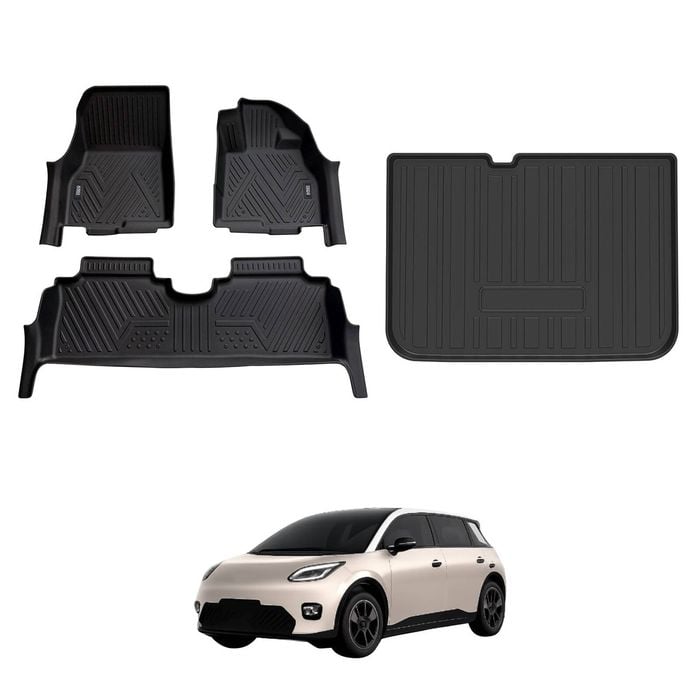 AUSGO Floor Mats & Boot Liner Set For Aion AION UT 2026-Onwards Car Floor Liners Cargo Mat